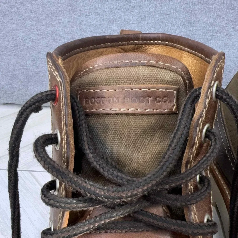 Boston Boot Co Cambridge Chukka Brown‎ Leather Waterproof Work Boots Men's 7.5